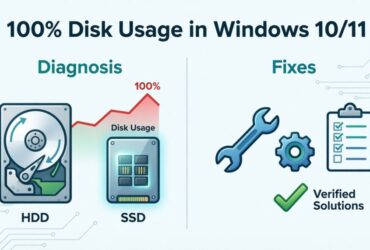 Загрузка диска 100% в Windows 10 и 11: диагностика и исправление для HDD и SSD